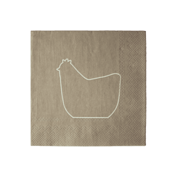 Hovedbilde Happy hen serviett