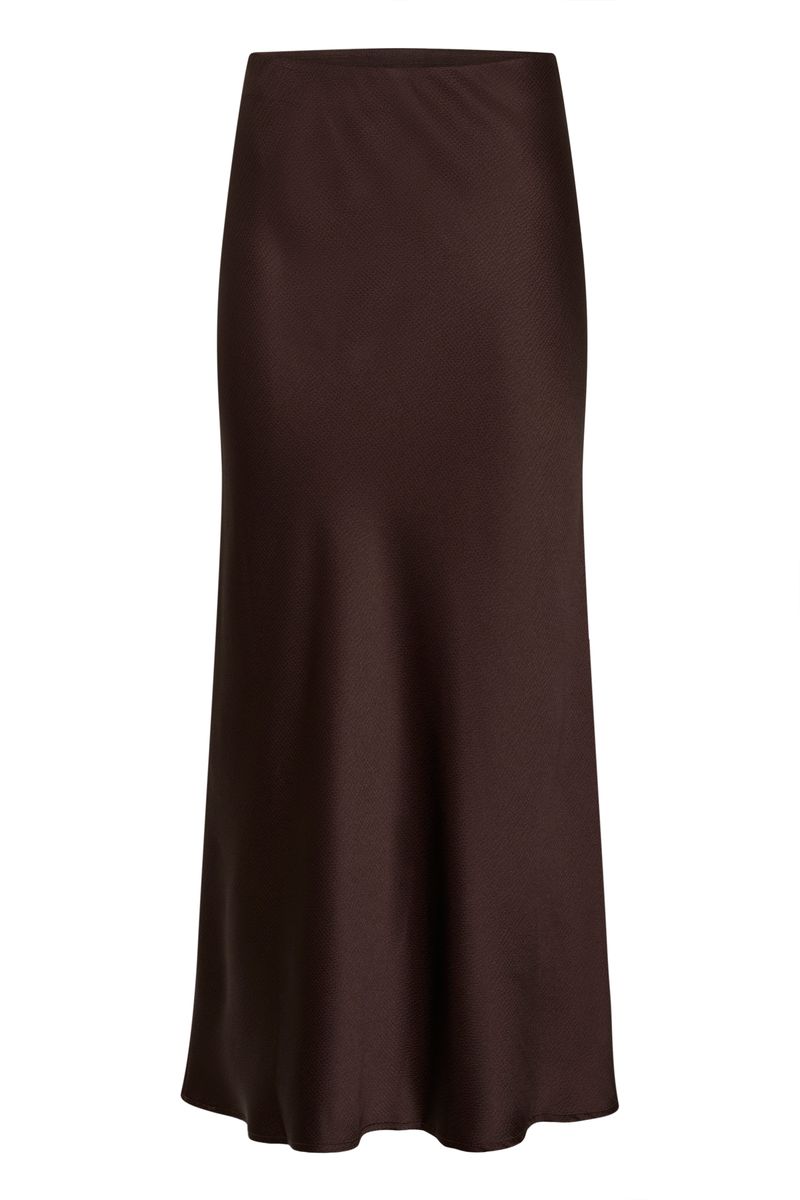 KAlotte skirt, coffee bean/brown