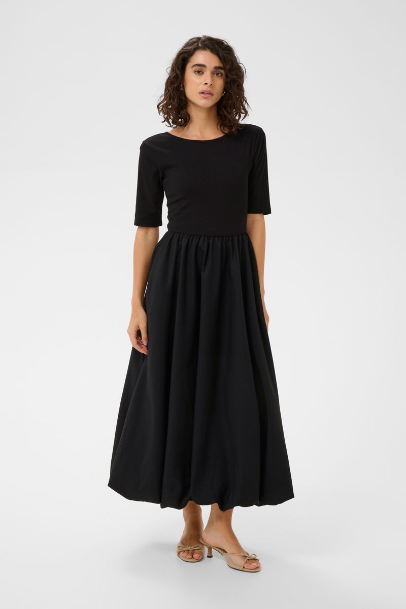 KAkirtsen 1/2 SL dress, black deep