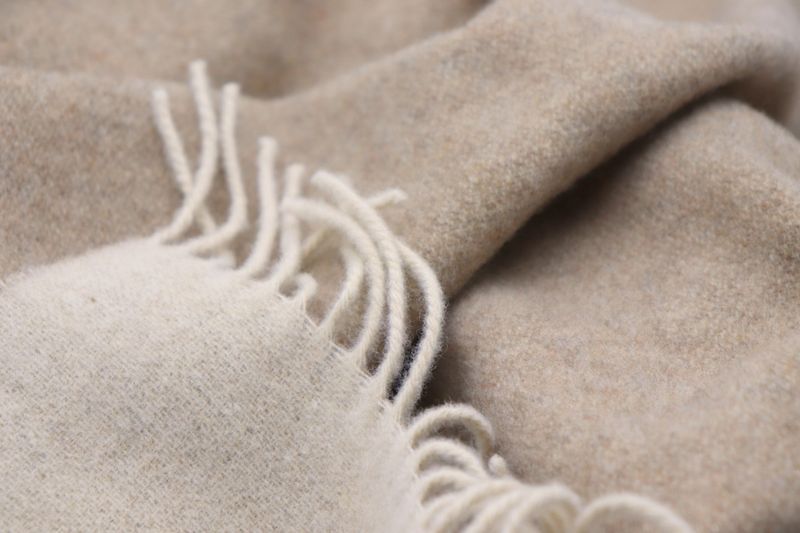 Pledd 130x170, natur sand