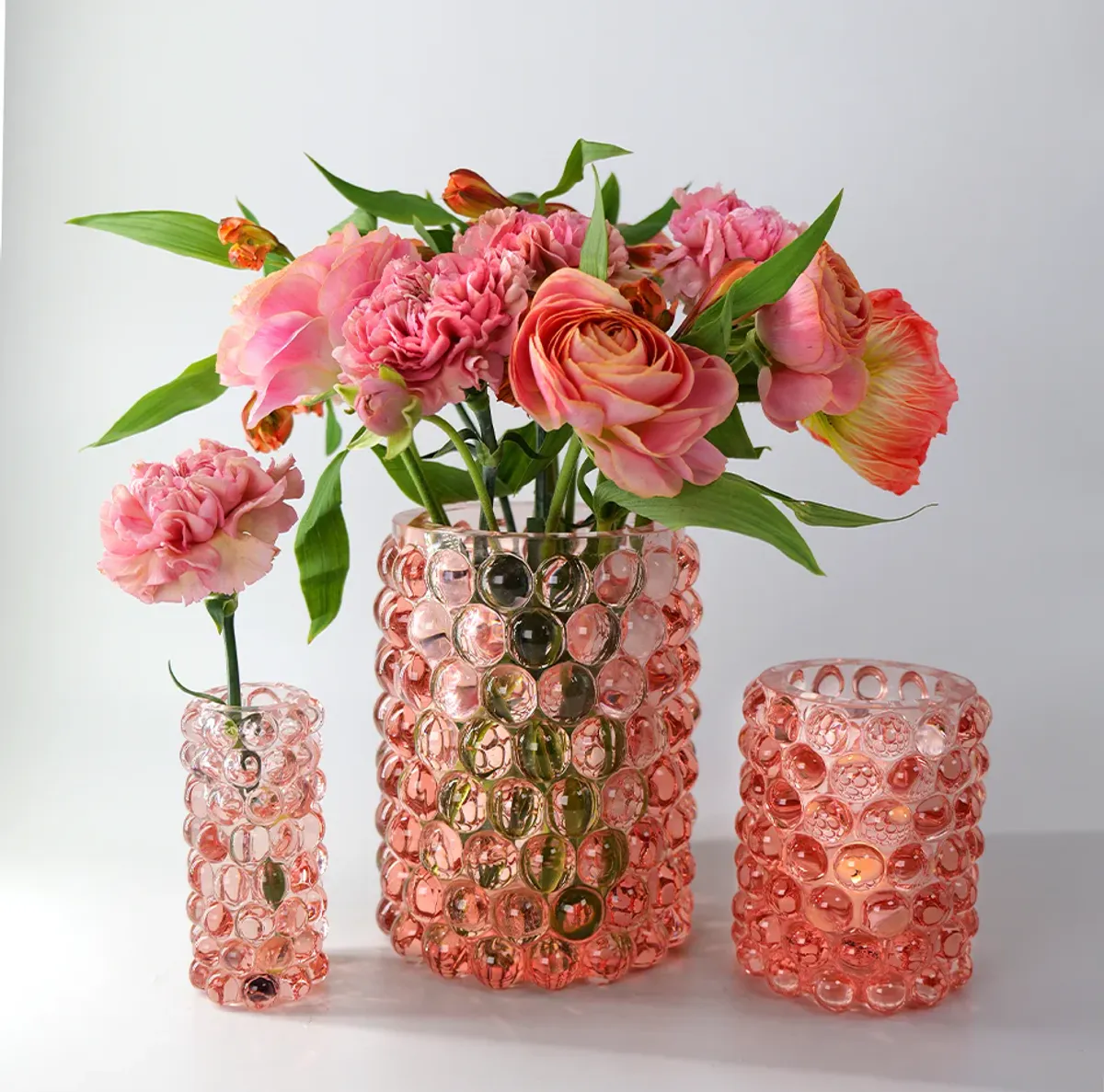 Hurricane Lamp Boule, Rosè