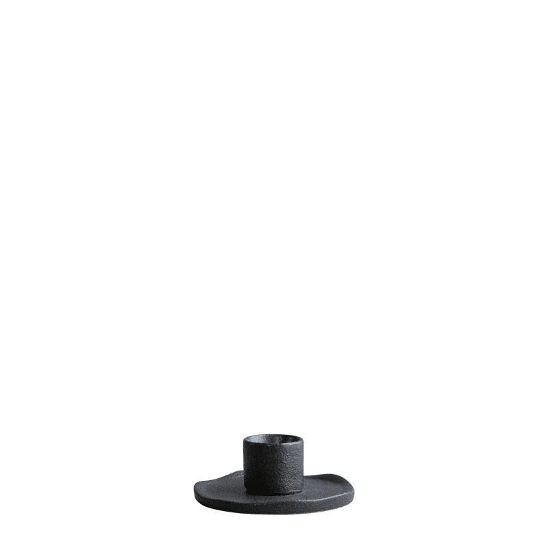 Wave candle, cast iron