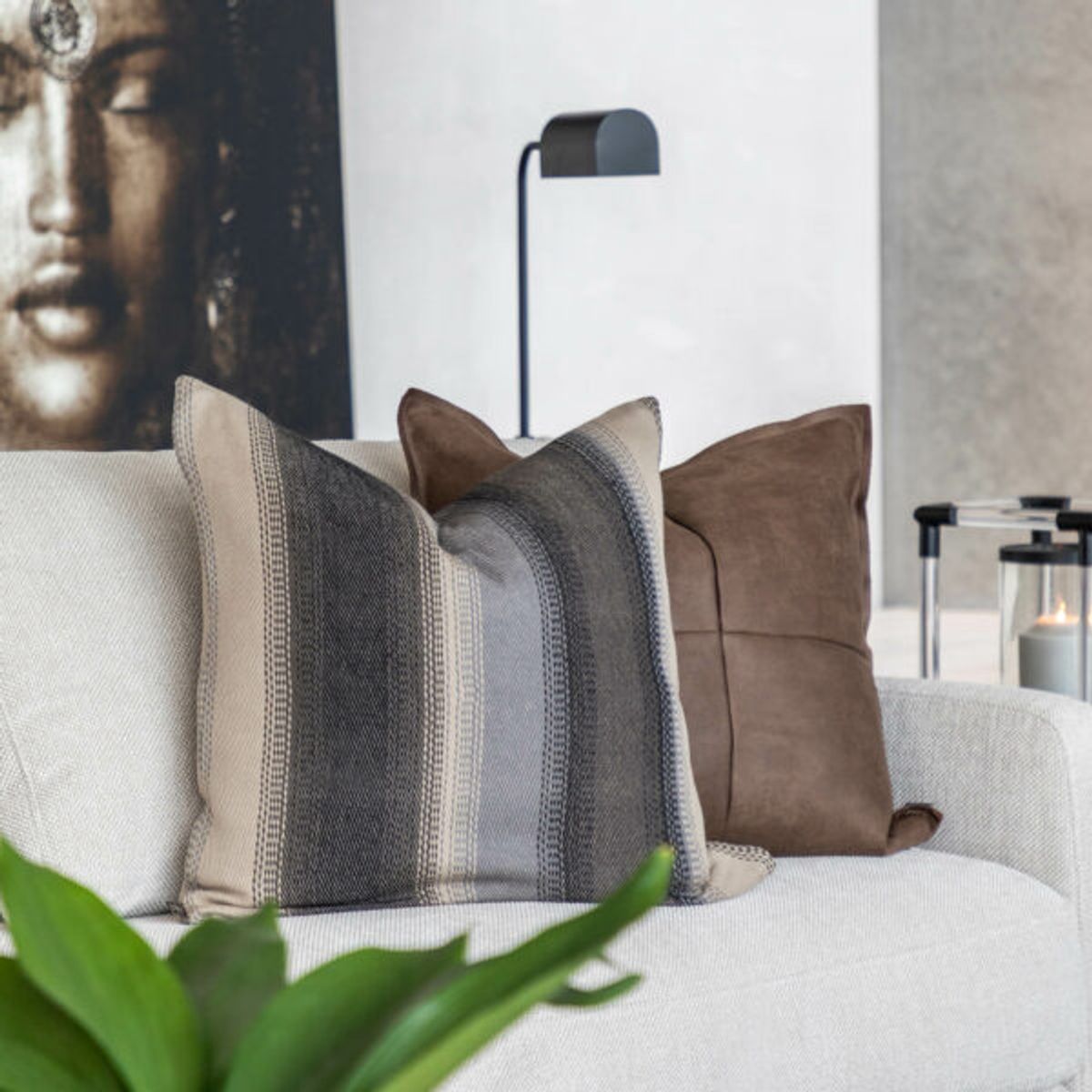 Buffalo putetrekk 50x50, CC patch brown