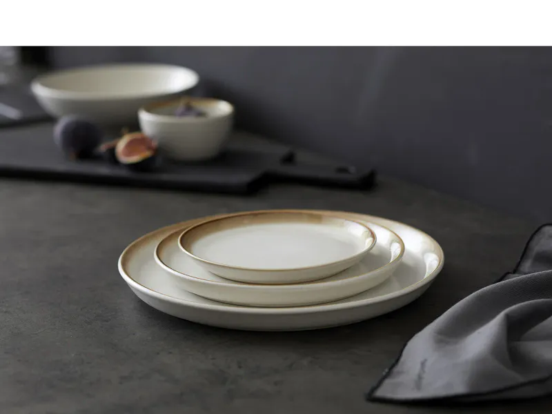 Gastro tallerken 27 cm, krem