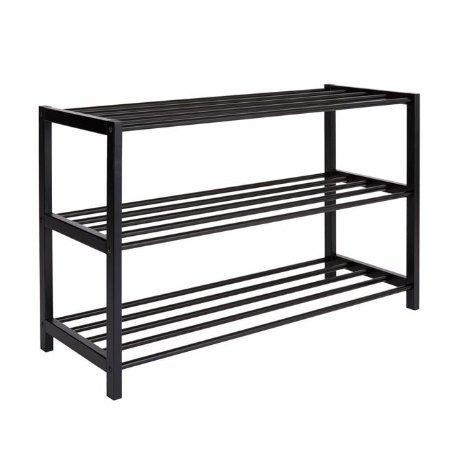 Hovedbilde Stord - Skohylle Metall 70x31x50cm Svart