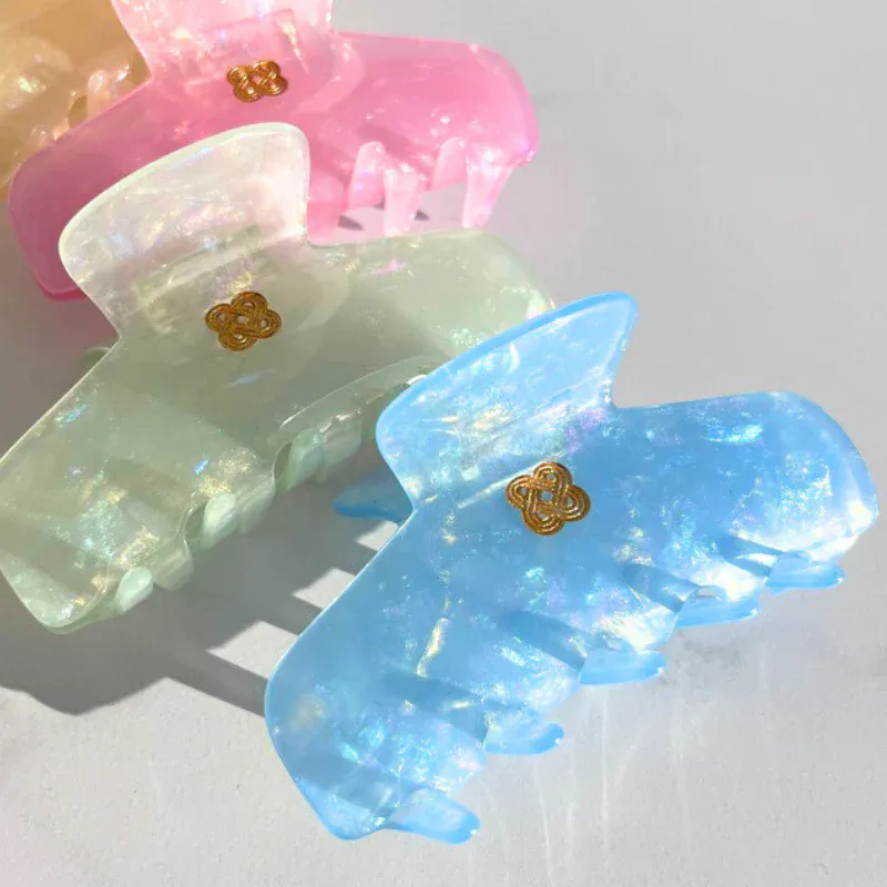 Théa hair claw, blue lagoon