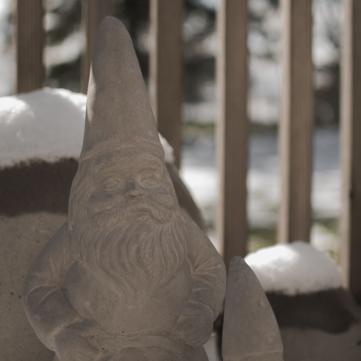 Concrete santa large