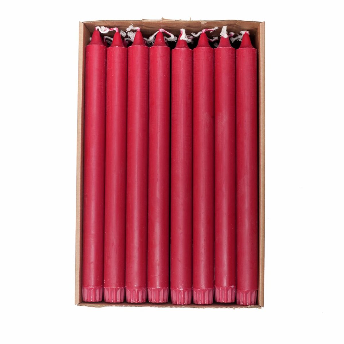 Kronelys stearin 28 cm, bordeaux