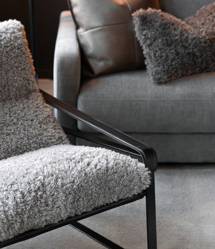 HILLSDALE Loungestol, Shaun Greige
