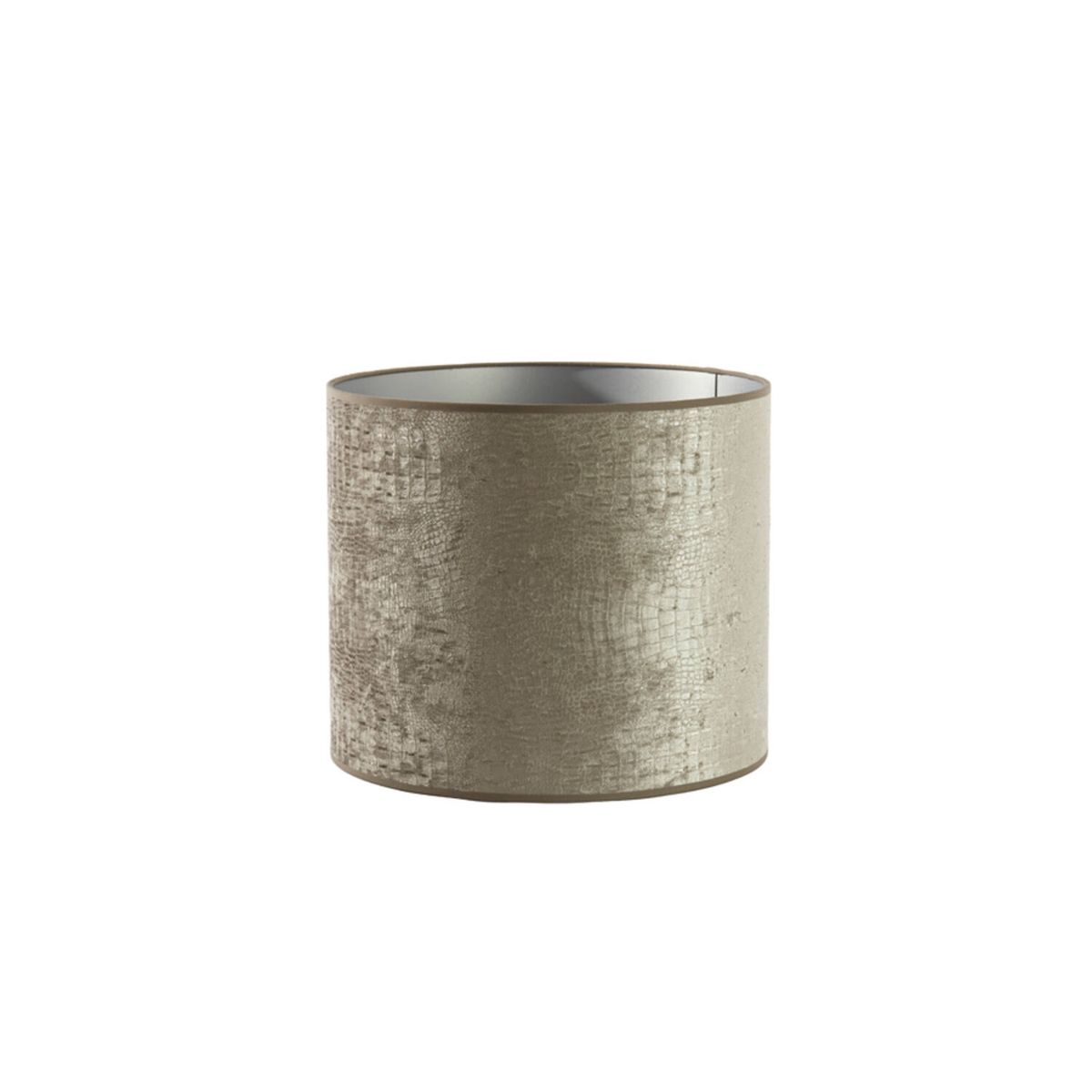 Shade cylinder, 35x35x30, chelsea velours silver