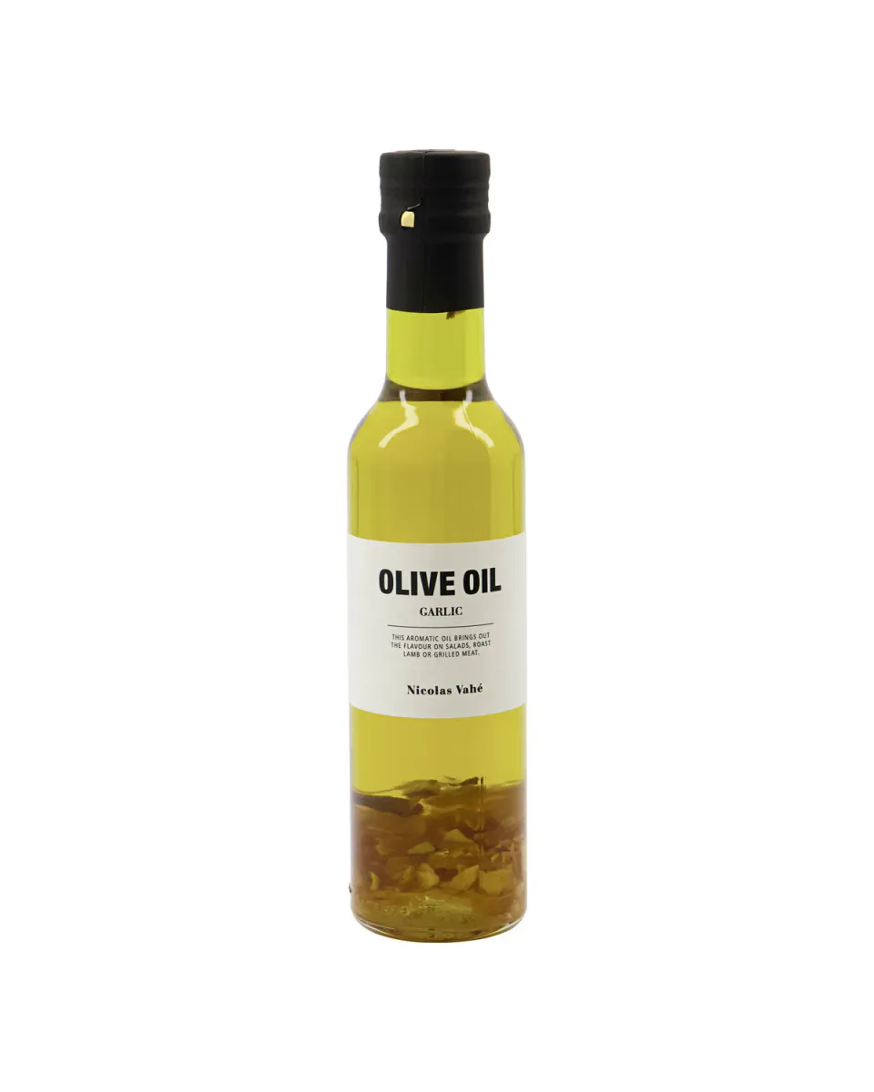 Olive oil, garlic