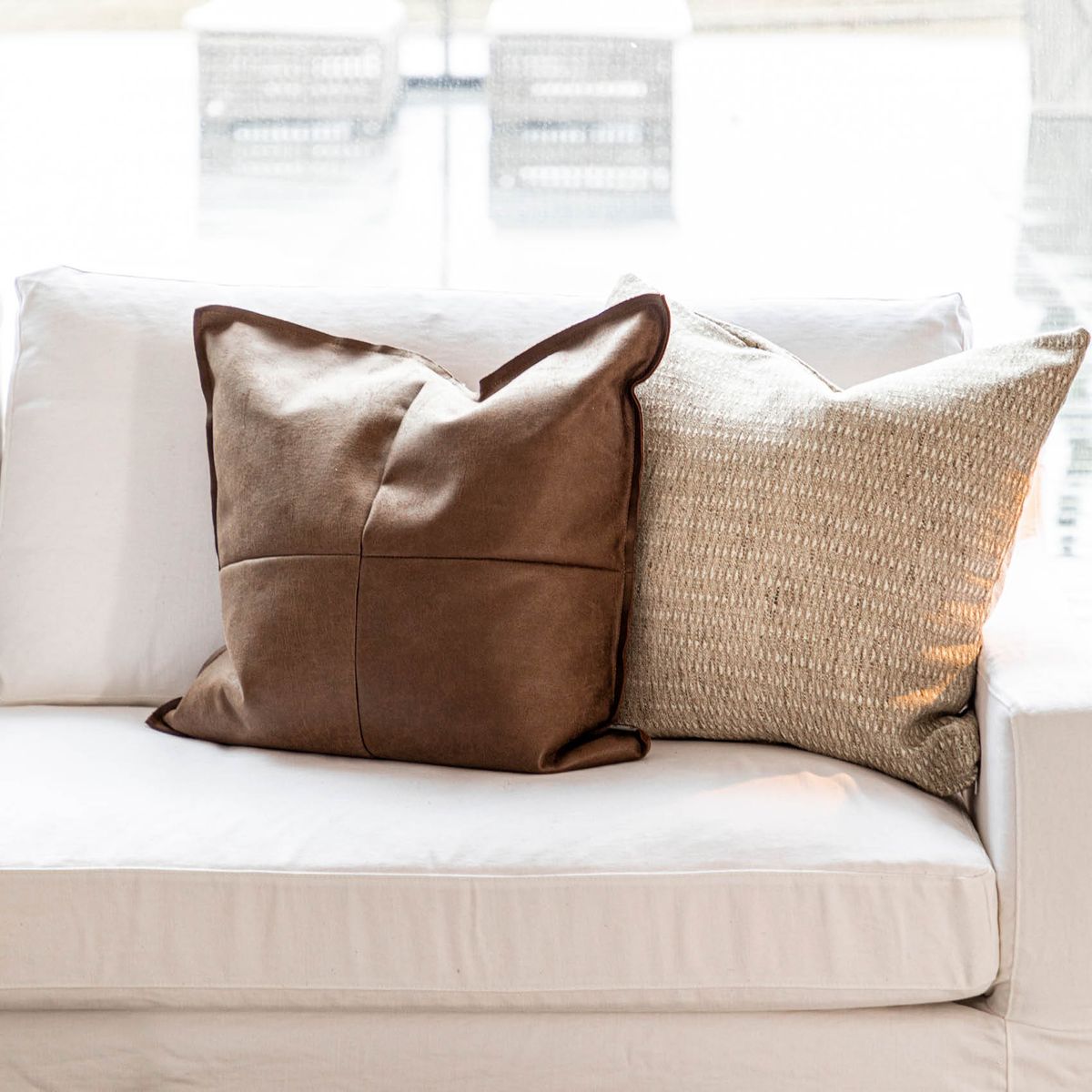 Buffalo putetrekk 50x50, CC patch brown