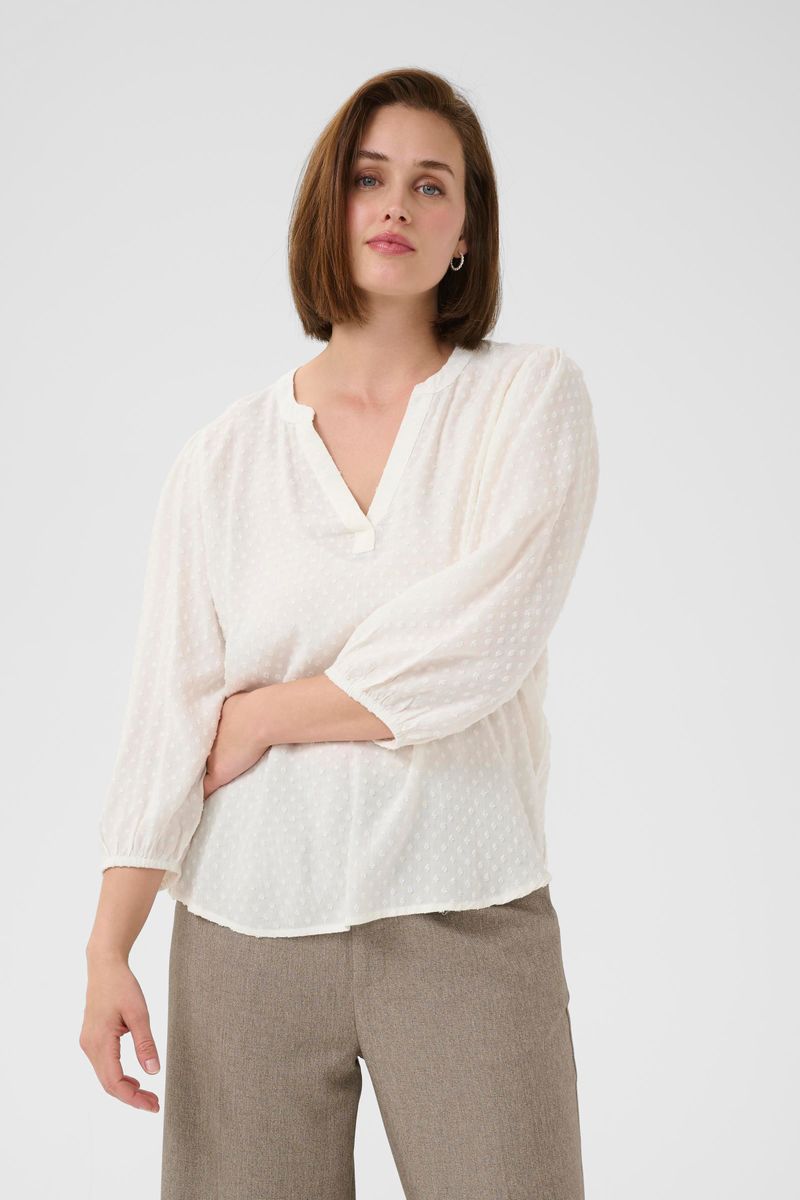 KAannika blouse, chalk