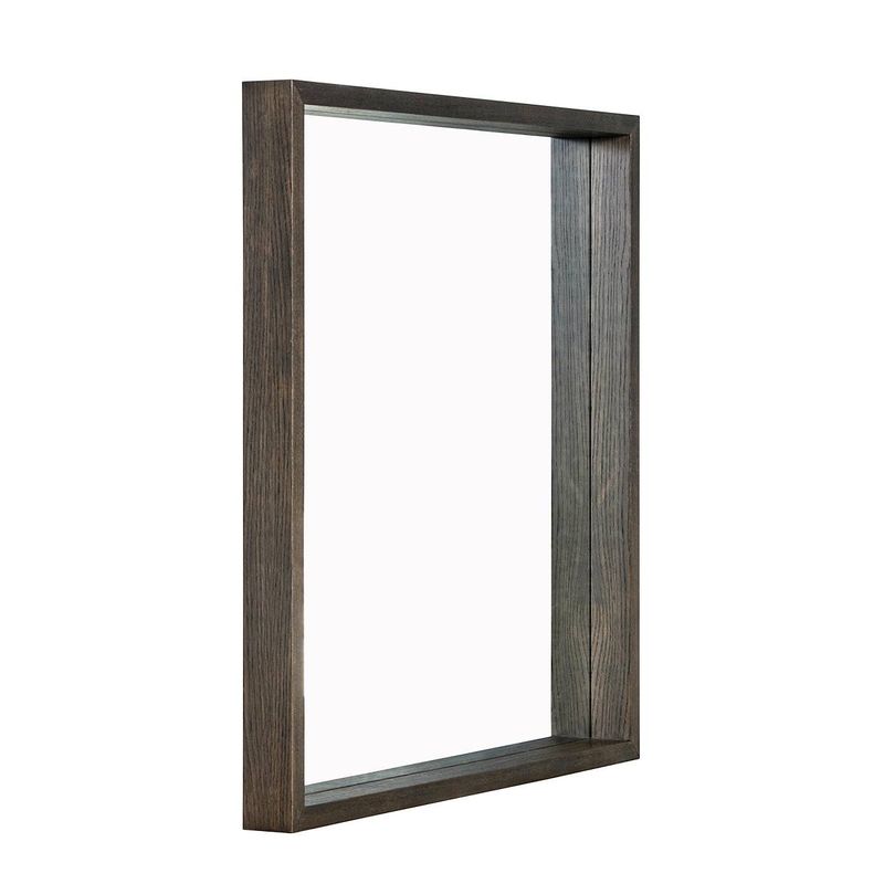 Geilo Speil, Dyp Ramme, Finert Røkt Eik, 100x100