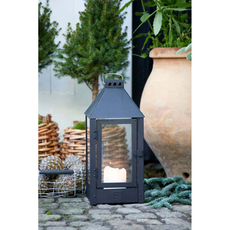 A2 Black Midi Lantern