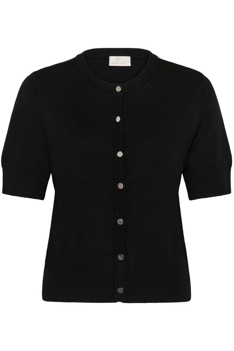 KAlizza short sleeve cardigan, black deep
