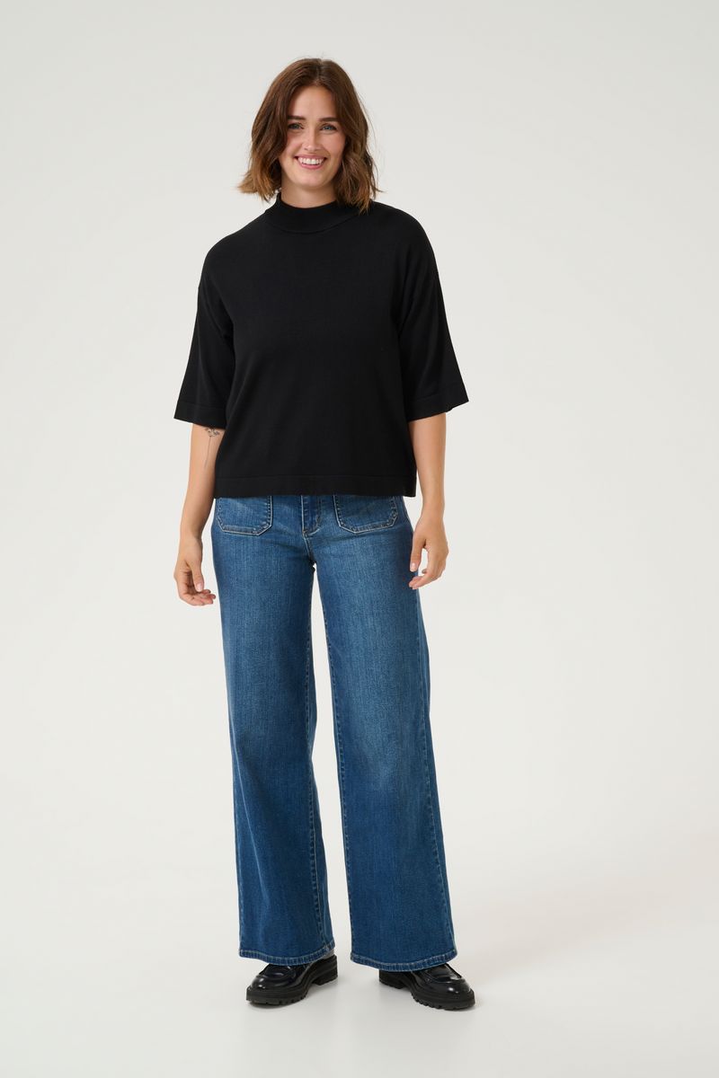 KAlizza turtleneck, black deep