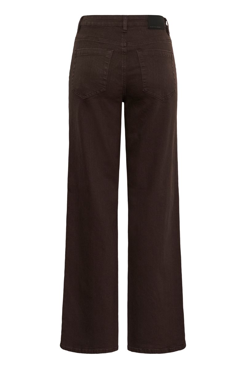 KAbrook HW jeans, coffee bean/brown
